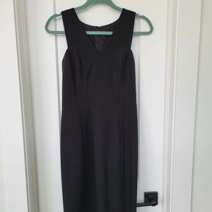 Ann Taylor Black V-Neck Dress